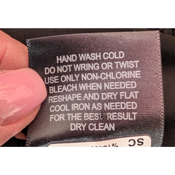 VTG Y2K Wet Seal Black Sequin Sheer Asymmetrical Gothic Chiffon Strapless Dress - Picture 8 of 9